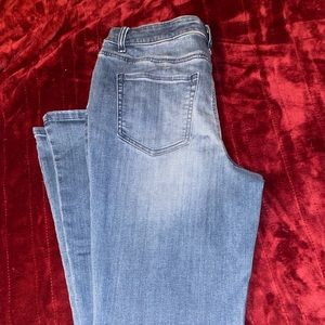 Maurices high-rise 14 regular jeans button up